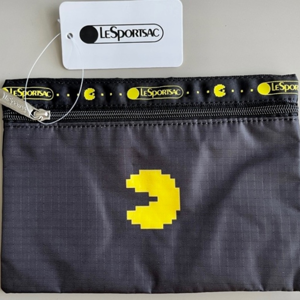 PAC-MAN zipper pouch Lesportsac NEW